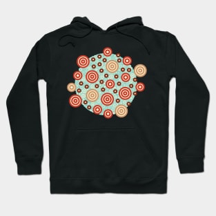 Aztec Warrior Pattern Burst v1 Circle Design Hoodie